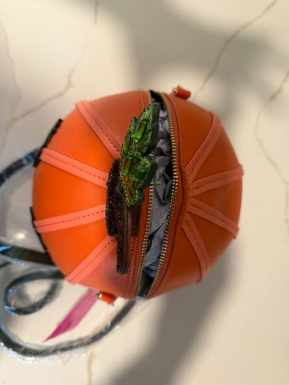 Betsey Johnson Pumpkin Kitch Crossbody Cross Body - Picture 2 of 4